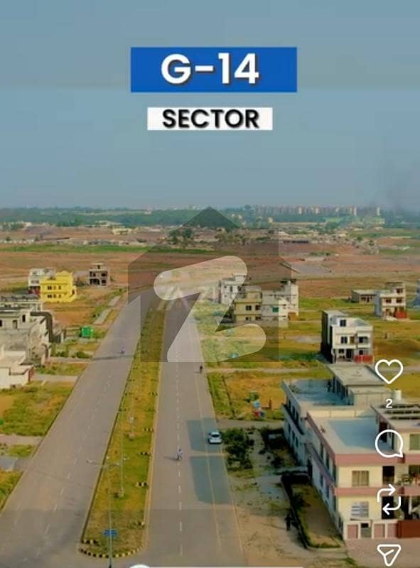 جی ۔ 14/2 جی ۔ 14,اسلام آباد میں 10 مرلہ رہائشی پلاٹ 3.0 کروڑ میں برائے فروخت۔