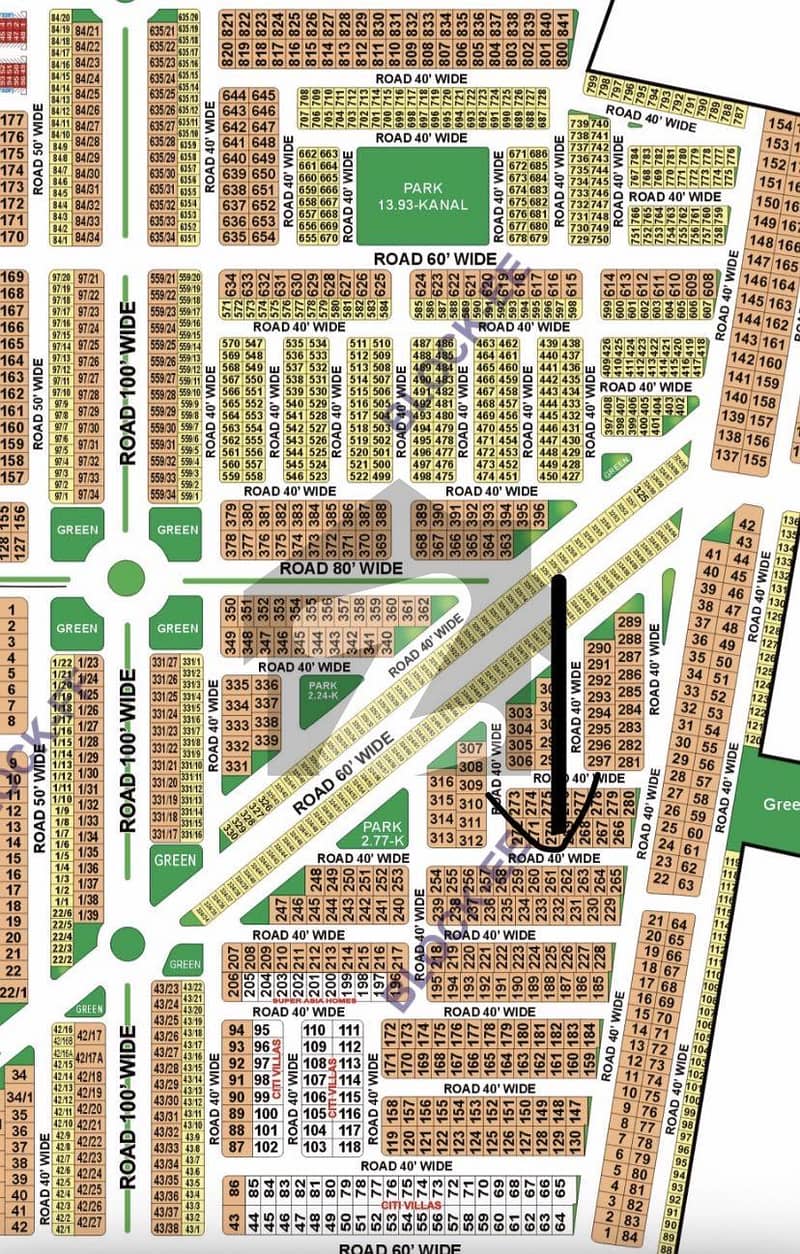 سٹی ہاؤسنگ سوسائٹی گوجرانوالہ میں 10 مرلہ رہائشی پلاٹ 1.35 کروڑ میں برائے فروخت۔