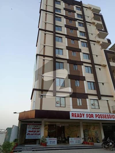 Al Fatah Brishna Heights brand new ultra luxurious project Scheme 33 Flats for sale 2 bed Drawing Dining leased bank loan applicable