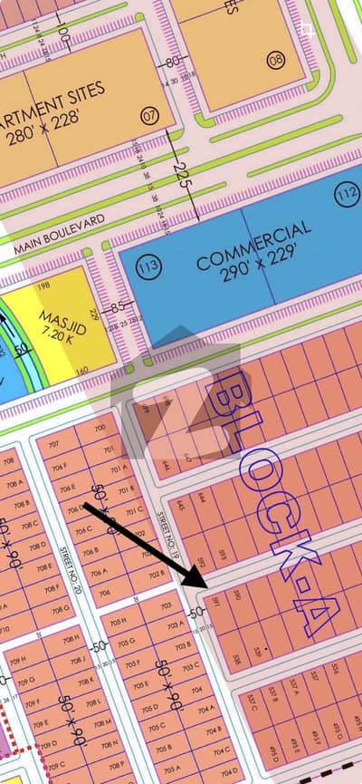 1 Kanal Corner Plot For Sale