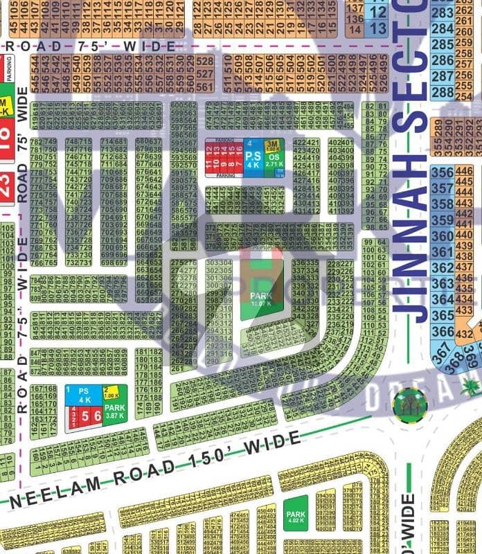 10 -Marla Plot For Sale 150+Wide Road