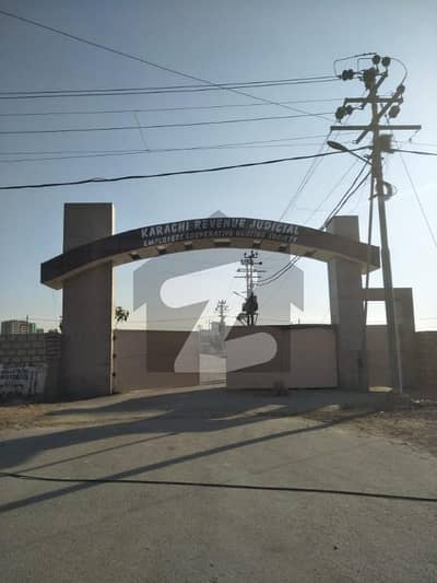 120 Yards West Open Plot For Sale In Karachi Revenue Judicial Society