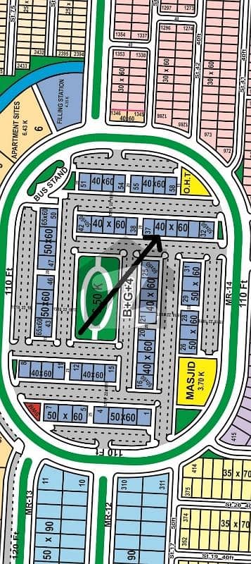 ایم پی سی ایچ ایس ۔ ملٹی گارڈنز بی ۔ 17,اسلام آباد میں 10 مرلہ کمرشل پلاٹ 8.65 کروڑ میں برائے فروخت۔