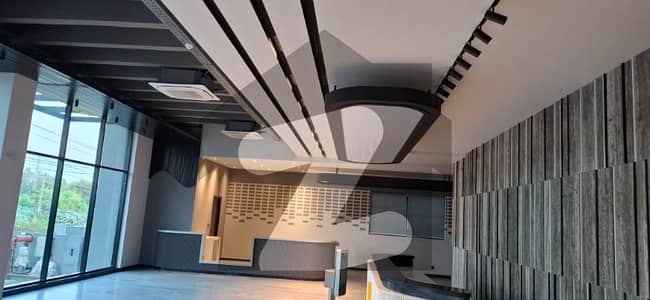 I-10 GROUND FLOOR 2000 SQ. FEET BRAND NEW OFFICE WITH HUGE CAR PARKING RECEPTION AND 24/7 SECURITY REAL PICS ATTACHED