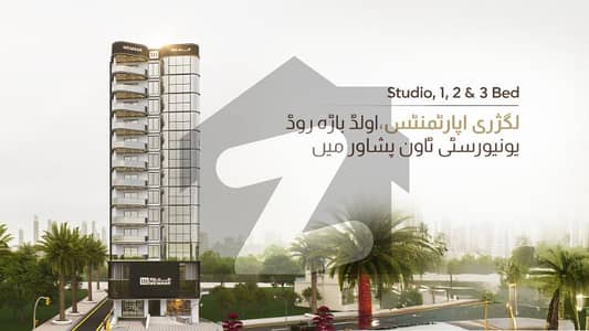 یونیورسٹی ٹاؤن پشاور میں 2 مرلہ Studio فلیٹ 42.31 لاکھ میں برائے فروخت۔