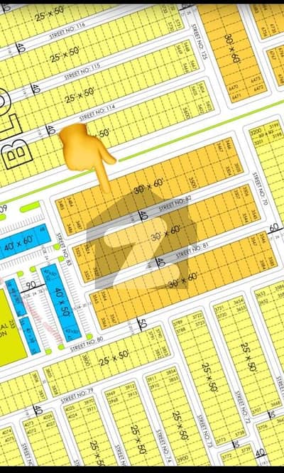 MAIN DOUBLE ROAD CATEGORY (3060) PLOT FOR SALE AT REASONABLE PRICE