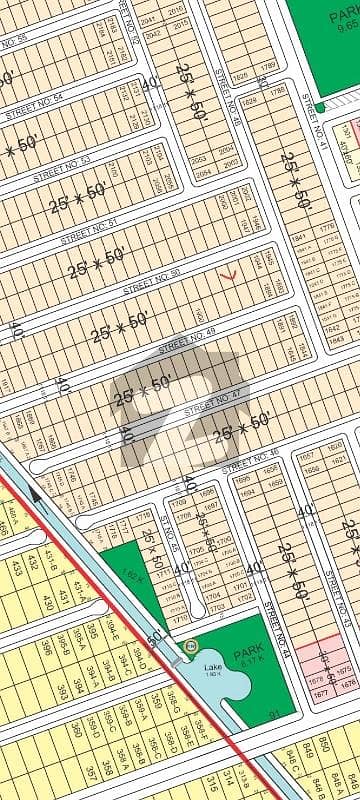 Faisal Hills A Block  Plot For Sale  Size 25*50 1941 NDC Open 60