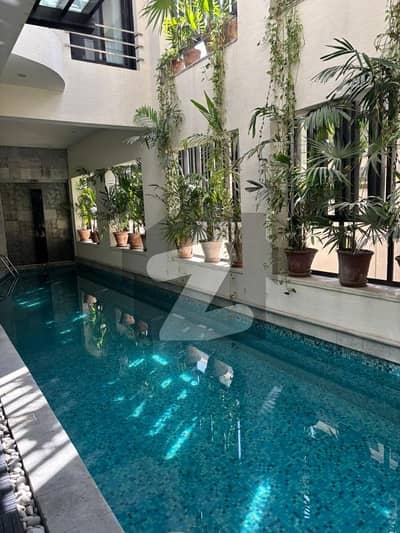 Slightly Used Owner Built 500 Yards Bungalow With Basement Pool Dha Phase 8 Near Creek Club