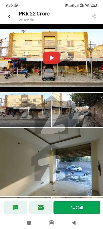 1 kanal commercial plaza for sale in Walton link accdmy road