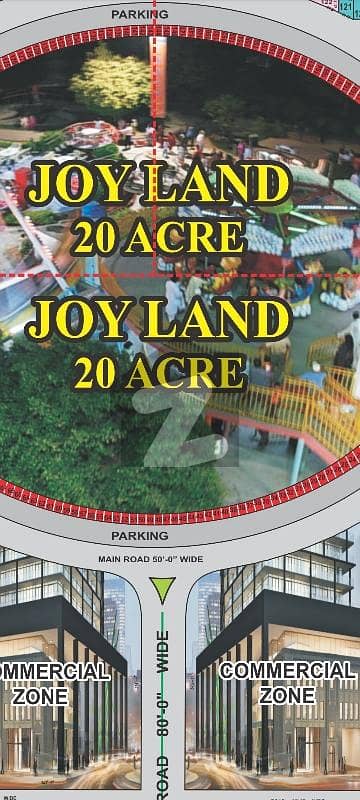 Joyland 2 Marla commercial plot available for sale
