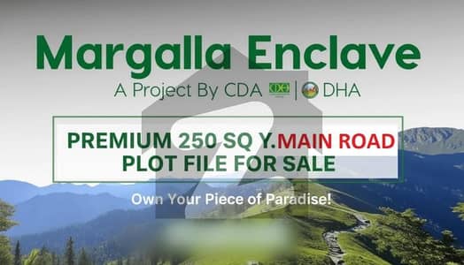 Margalla Enclave 250 Sq Yd Plot for Sale in ME-1 | Main Road 2 | Ideal Investment