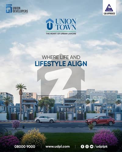 Union Town 3 Marla Plot 2 Years Instalment Plan