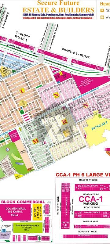 Phase 6 M Block 70 Feet Road Of Back Ideal Location Builder Make Plot