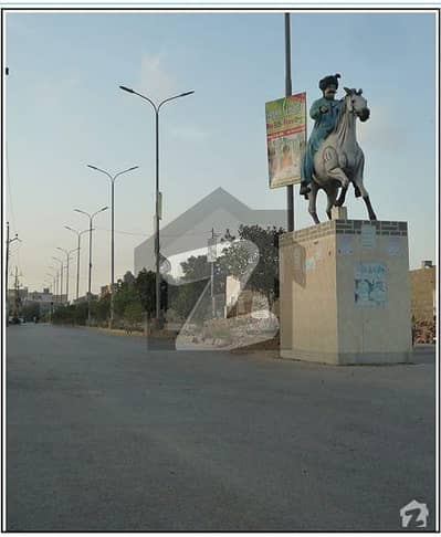 390 SQY CORNER COMMERCIAL LEASE PLOT - LUCKNOW SOCIETY KORANGI