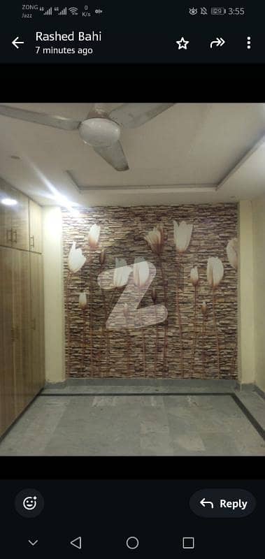 Bachlor Separate 1bed attached bath kitchen Flat Avaliable phase5 Ghauri Ghouri Town Islamabad