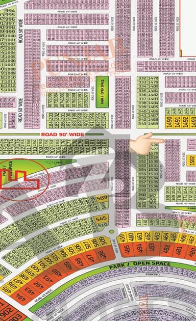 ( F Block )5.5 Marla (Corner + 90ft) Double Category Plot Available For Sale in Royal Palm City ( F Block )5.5 Marla (Corner + 90ft) Double Category Plot Available For Sale in Royal Palm City