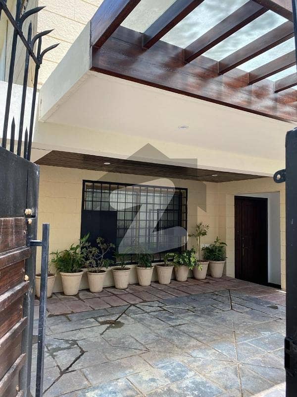 luxury Ground Portion Fully Furnished with lawn and separate gate