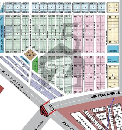 120 sq yards West Open Plot at Best Location of Saadi Gardens