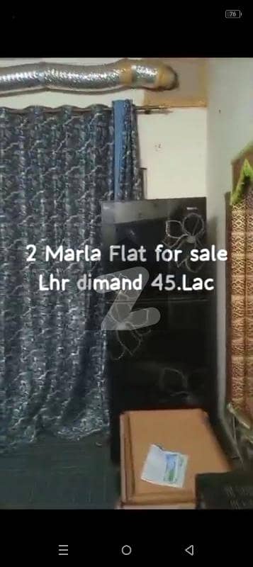 2 Marla flat for sale in samnabad Nadeem shaheed Road lahore