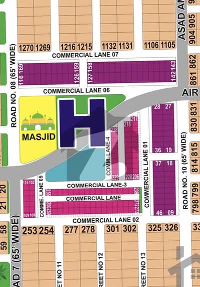 H-4 MARLA ZERO DC COMMERCIAL PLOT