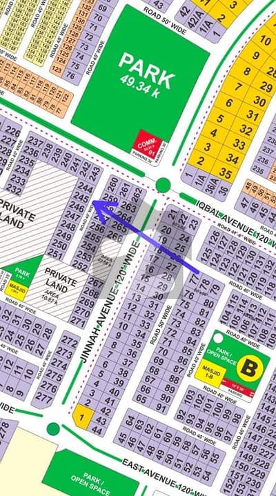 رئیل پام سٹی ایمن آباد موڑ,گوجرانوالہ میں 1 کنال رہائشی پلاٹ 2.5 کروڑ میں برائے فروخت۔