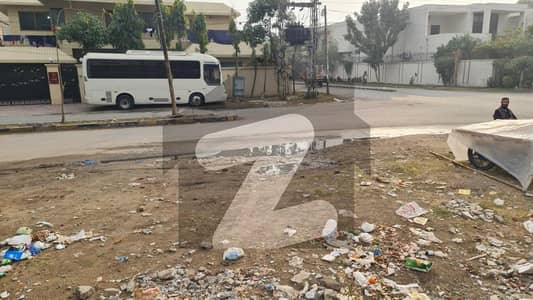 Corner Plot Both Side Double Road Clear Plot