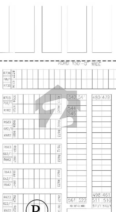 1 Kanal Plot For Sale In Phase 7 R Block.