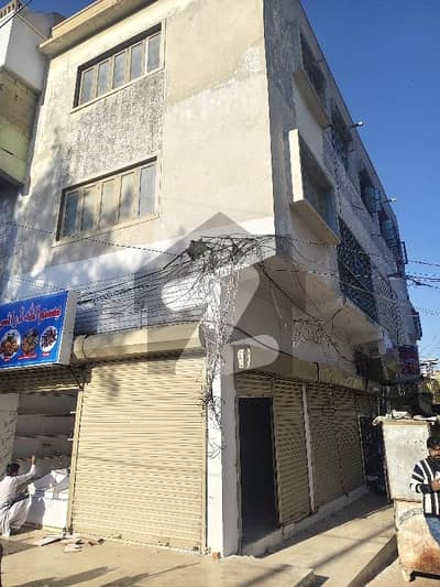 COMMERCIAL BUILDING FOR BANK BRAND SUPER STORE 250 sqft corner 5 shutter