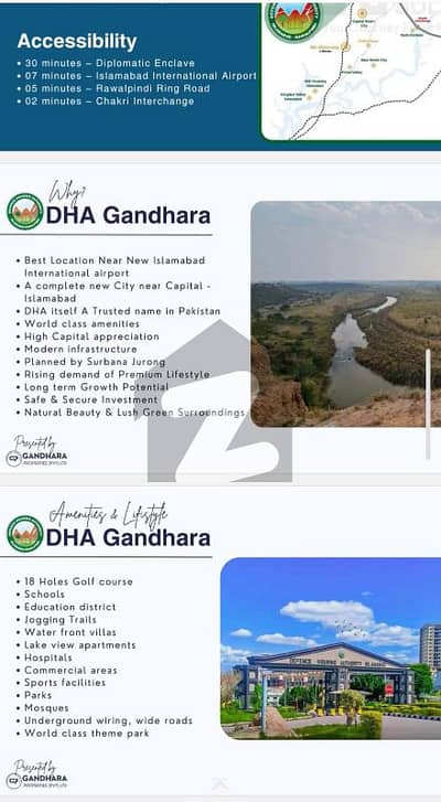 ITS PLOT NOT FILE 1 kanal DHA GANDHARA LAKE DISTRICT PHASE 9