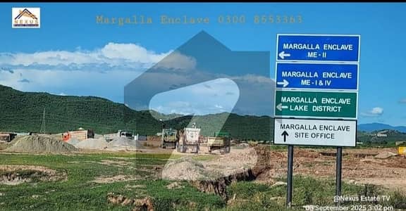 DHA Margalla enclave Me3 one kanal plot 3 year installment plan for sale DHA Margalla enclave Me3 one kanal plot 3 year installment plan for sale