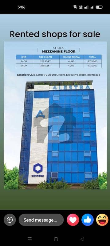 Rented office space available for sale Rented office space available for sale