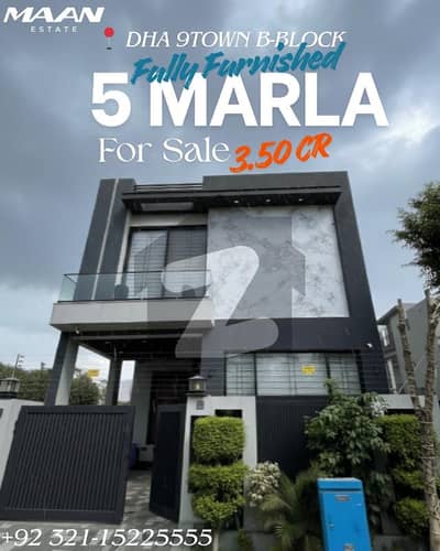 ڈی ایچ اے 9 ٹاؤن ڈیفنس (ڈی ایچ اے),لاہور میں 3 کمروں کا 5 مرلہ مکان 3.5 کروڑ میں برائے فروخت۔