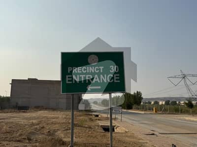 272sq yd plot FOR SALE in Precicnt-30 adjacent to JINNAH AVENUE. 12min Drive from Main Gate of Bahria Town Karachi. Developed and Ready to Construct PLOTS at INVESTOR RATES.