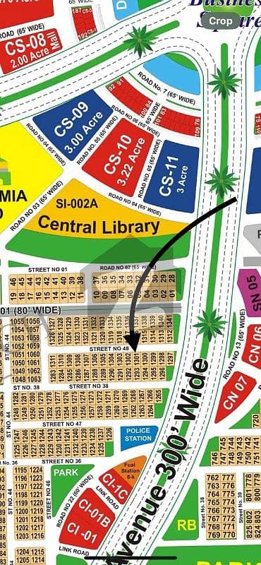 DHA Multan sector i 1 kanal residential plot near to park, Masjid and commercial. very close to 300ft road. Backside of 80ft road.
