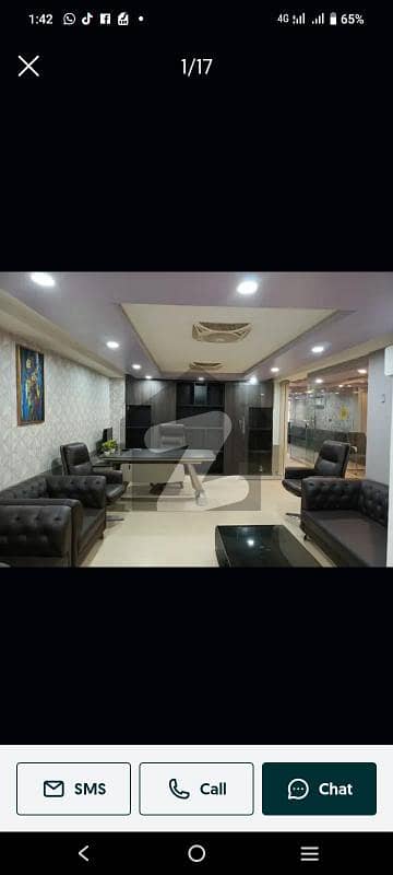 Blue Area Office 1000 Square Feet Mezzanine Floor For Rent