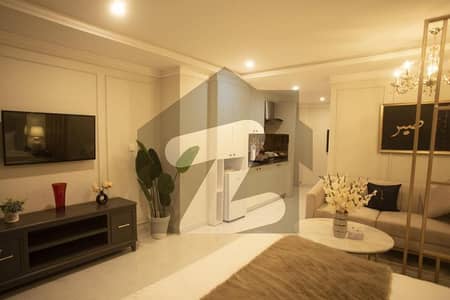 Luxury Studio Furnished Apartment Available For Rent In Iqbal Block Bahria Town Lahore