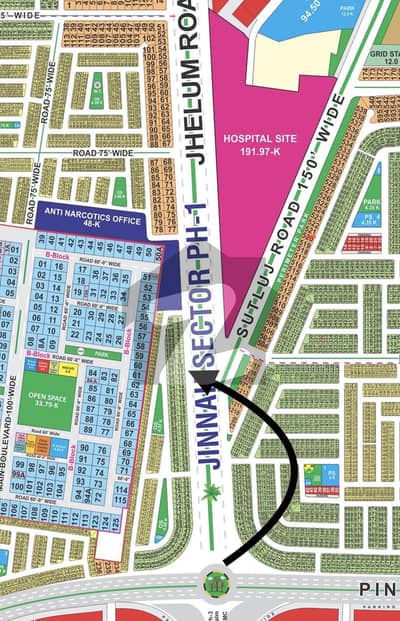 Block Q 10 Marla at 300ft Jhelum road plot available lda city