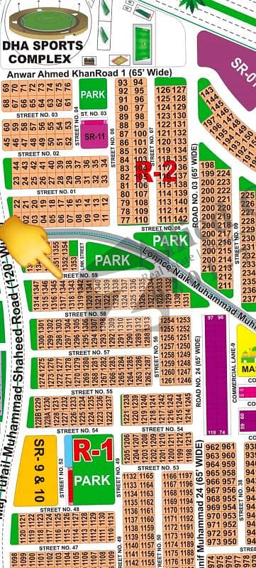 "1 Kanal Plot for Sale in DHA Multan, Sector R. . . .