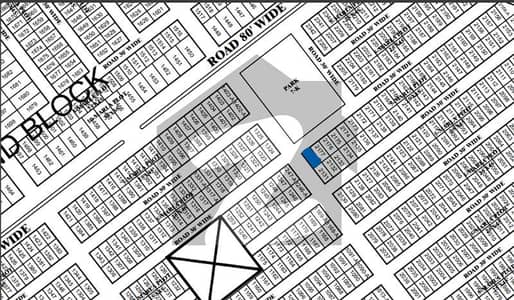 Prime 5 Marla Corner Plot Facing Park Diamond Block, Park View City 2178