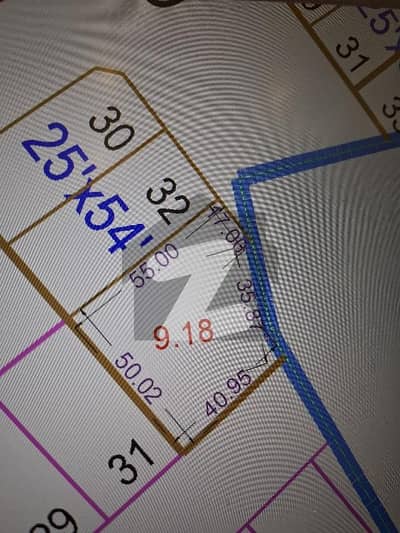 A Block ( 9.18 Marla ) Corner Plot