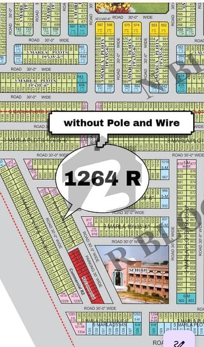 3 Marla Prime Location Plot In R Block For Sale