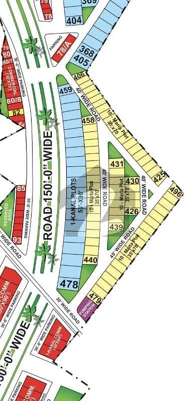 10 Marla Plot Possession Paid Utility Paid For Sale Tipu Block Sector-F Bahria Town Lahore