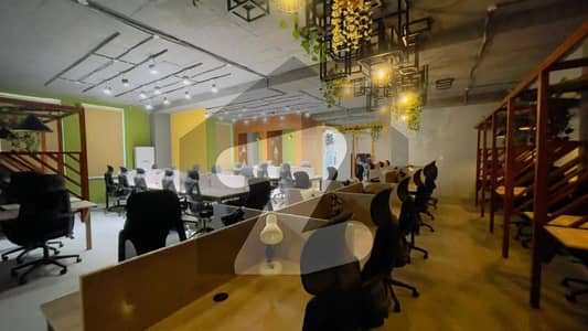 Furnished Office For Rent In Gulberg For Multinational Company (Call Center + Software House + Marketing Office &Amp; Other Setup As You Want)
