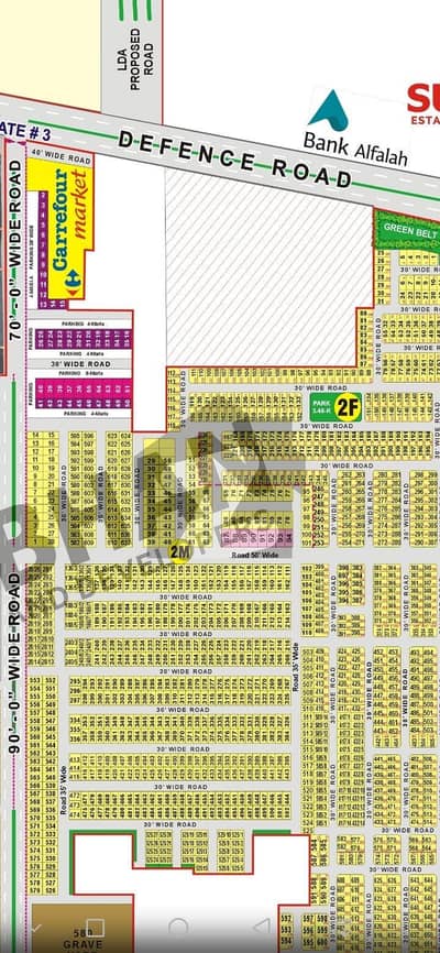Plot 49-M: 40'ft road plot:no dp pole: available for sale