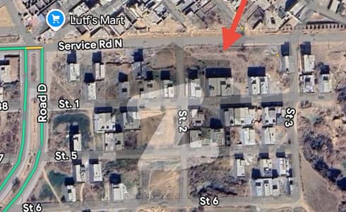 6 marla service road plot with extra land available