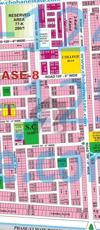 1-Kanal Prime Plot Available For Sale In T Block Near To Main Road And Walking Distance From Park.