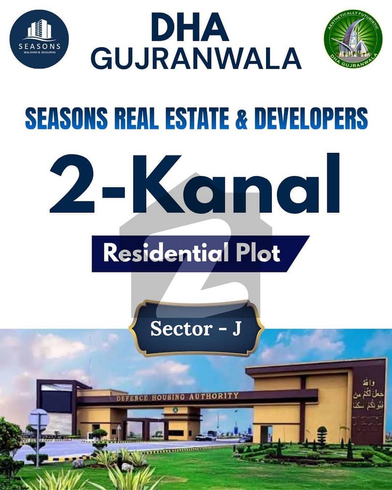 2-Kanal Plot at premium location of Sector J 2-Kanal Plot at premium location of Sector J