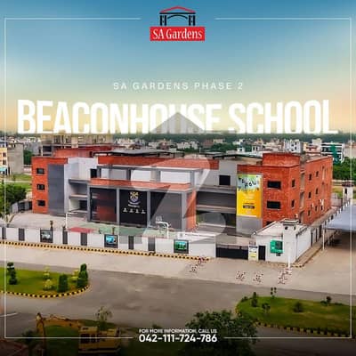 3 Marla Facing Park House For Sale In SA Garden Phase 2 Shoaib block