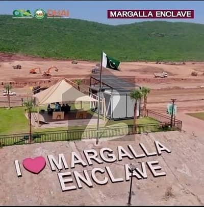 5 Marla Residential Plot 80 feet Road Margalla Enclave. .