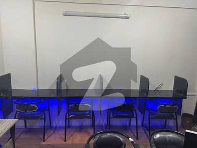 Shop / Office Space For Rent Furnished, Ideal For Call Center Location Haroon   Royal City , Gulistan e Johar, Block 17